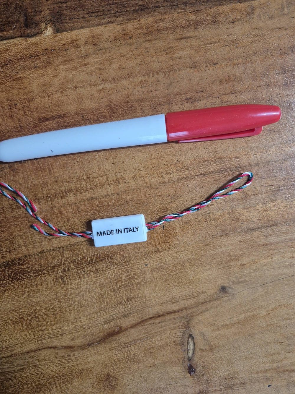 Made in Italy Red and Green Twisted Cord Bracelet - Party Favor